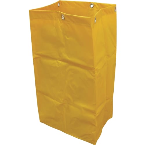 Bolsa de Vinilo Estándar para Carrito de Limpieza, Amarillo